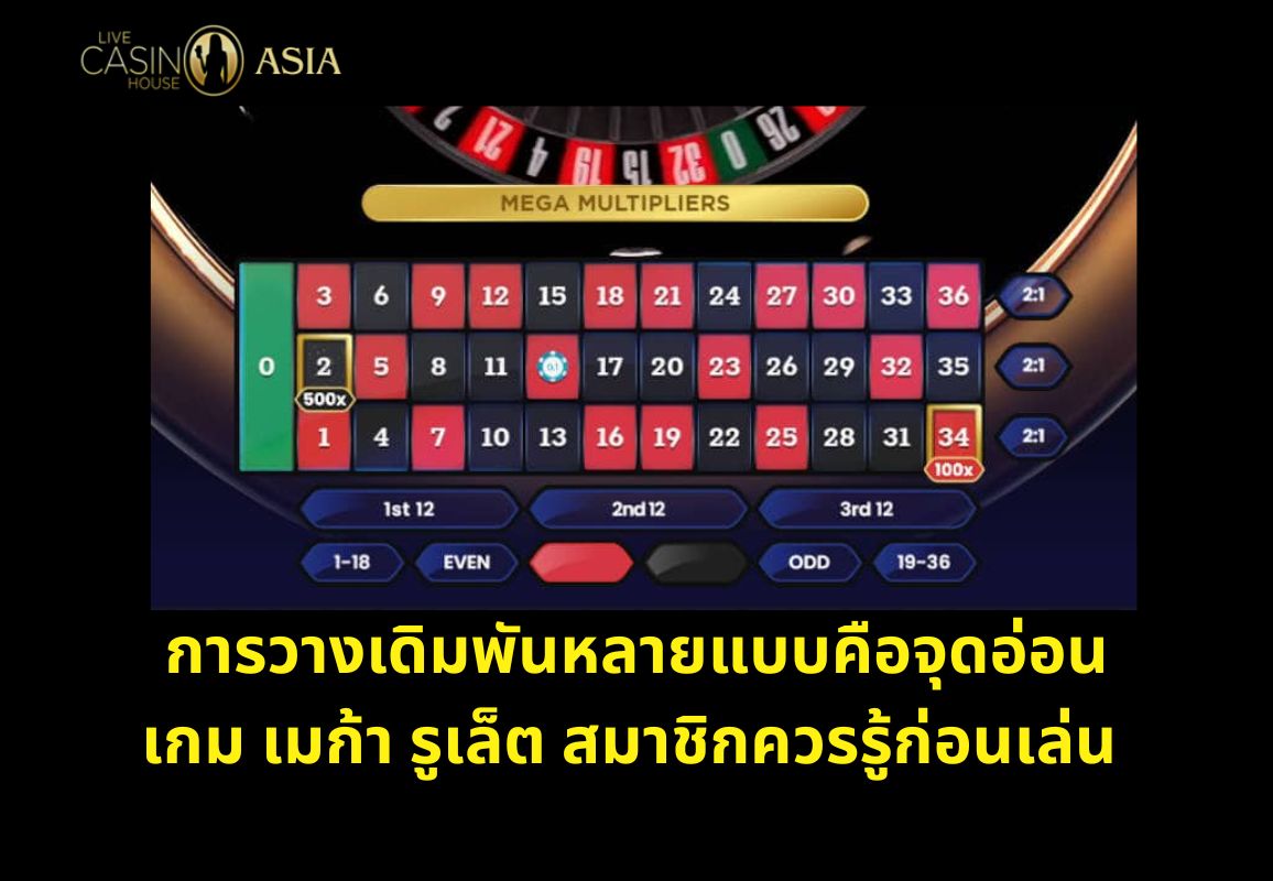 การแทงหลายแบบในเมก้า รูเล็ต เป็นสิ่งที่ผู้เล่นควรระวัง